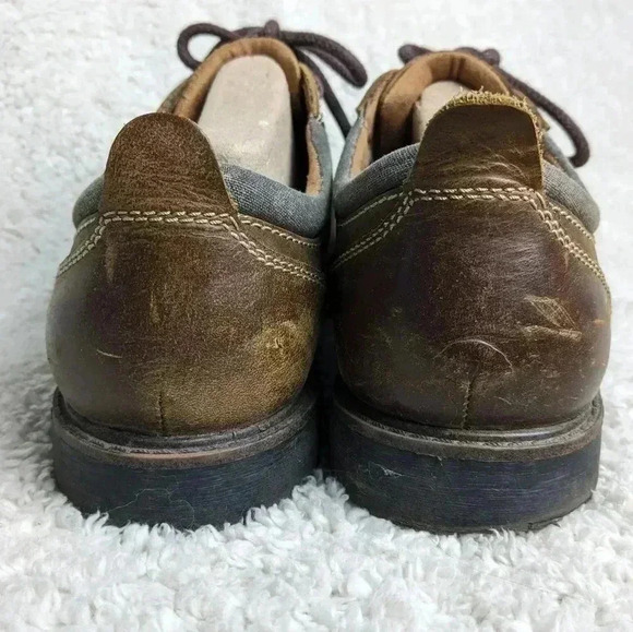 DOCKERS Men loaffers shoes size 11 leather tan  color - Picture 6 of 11